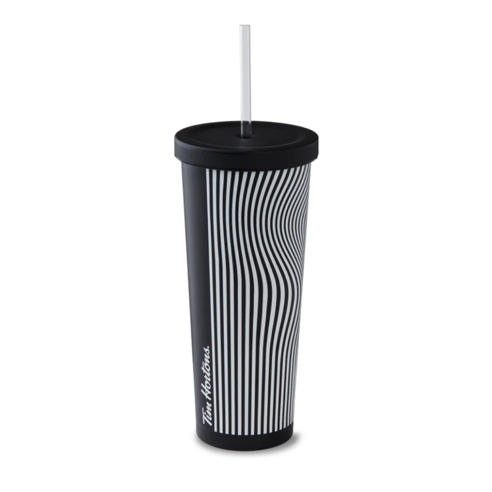 24 oz Chilly Tumbler 60th Anniversary Black Tim Hortons